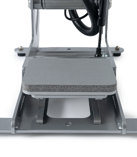heat press for printing sleeves, patches, and inside tags