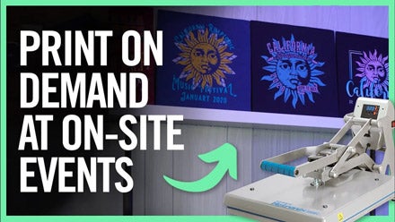 print on demand at on-site events