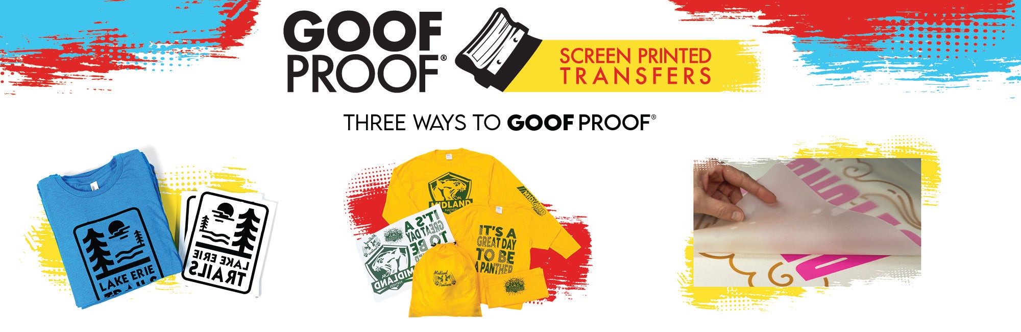 Goof Proof screen printed transfers comparison