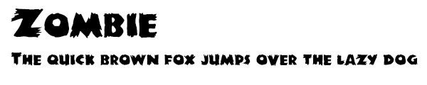 Stahls Zombie font