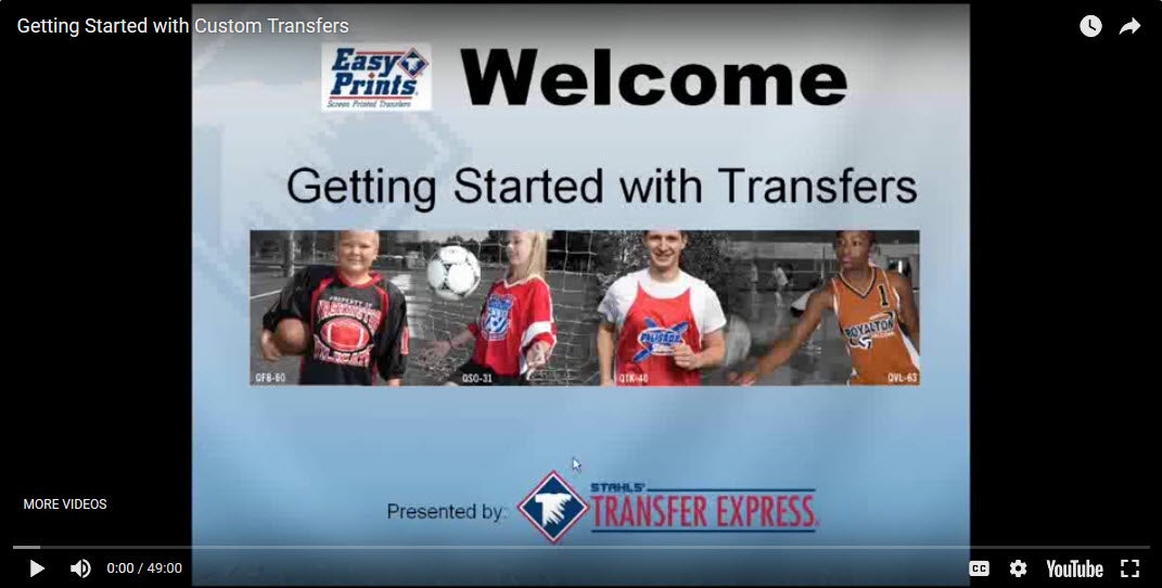 getting started with transfers
