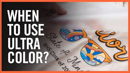 when to use UltraColor heat transfers