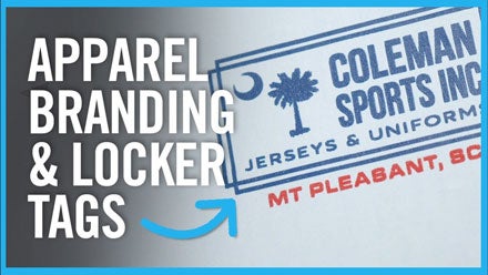 apparel branding and locker tags