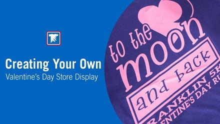 creating a valentines day display