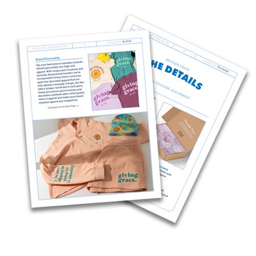 apparel branding guide pages