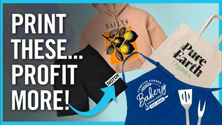 print more than just t-shirts to profit more