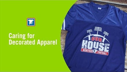 how to care for decorated apparel