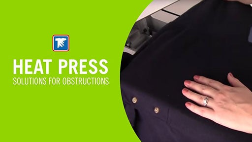 heat printing obstructions