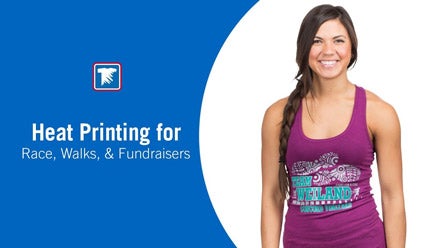 creating custom apparel for races, walks and fundraisers
