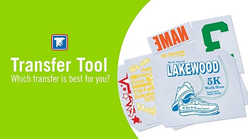 which heat applied transfer works best