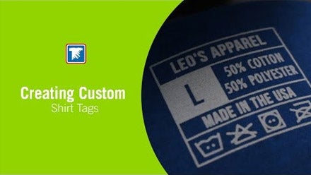 creating custom shirt tags