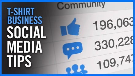 social media marketing tips for your t-shirt business