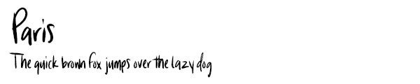 Paris font
