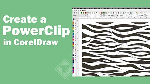 create a powerclip in CorelDraw