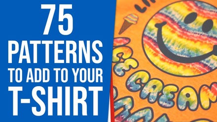75 patterns to add to your t-shirt printing video