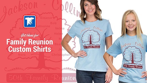 Ideas for Family Reunion T-Shirts | Videos | Transfer Express