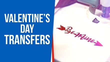 best heat applied transfers for Valentine's Day shirts