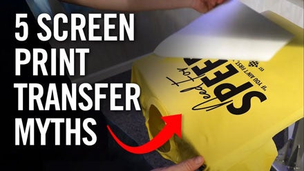 5 myths about screen printed transfers