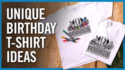 printing birthday shirts