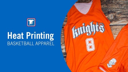 heat printing basketball uniforms and apparel