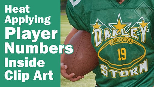 player numbers inside clip art