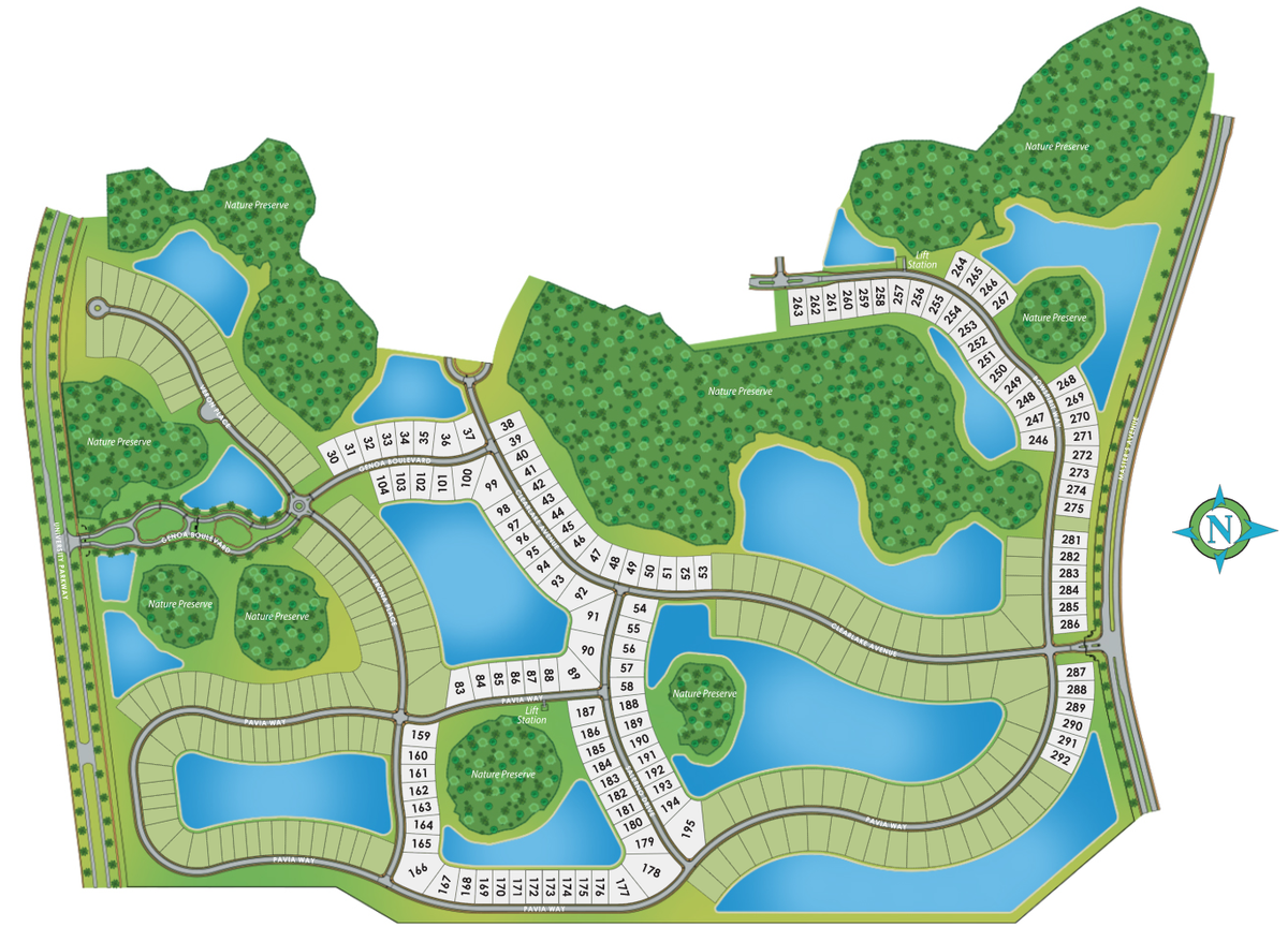 Site plans / The Lake Club / STOCK Family of Companies