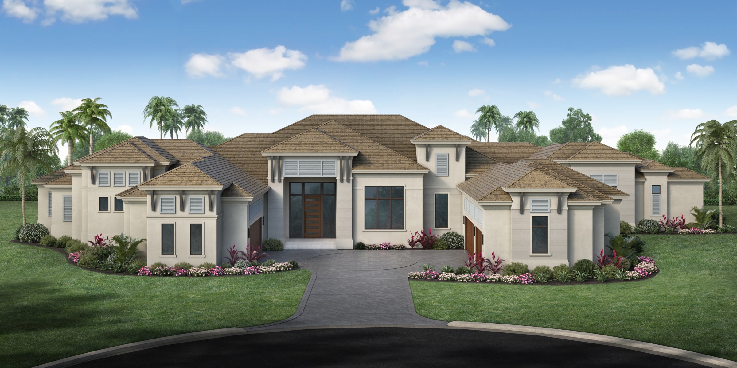 TWO STOCK CUSTOM HOMES NEARING COMPLETION IN PALM BEACH