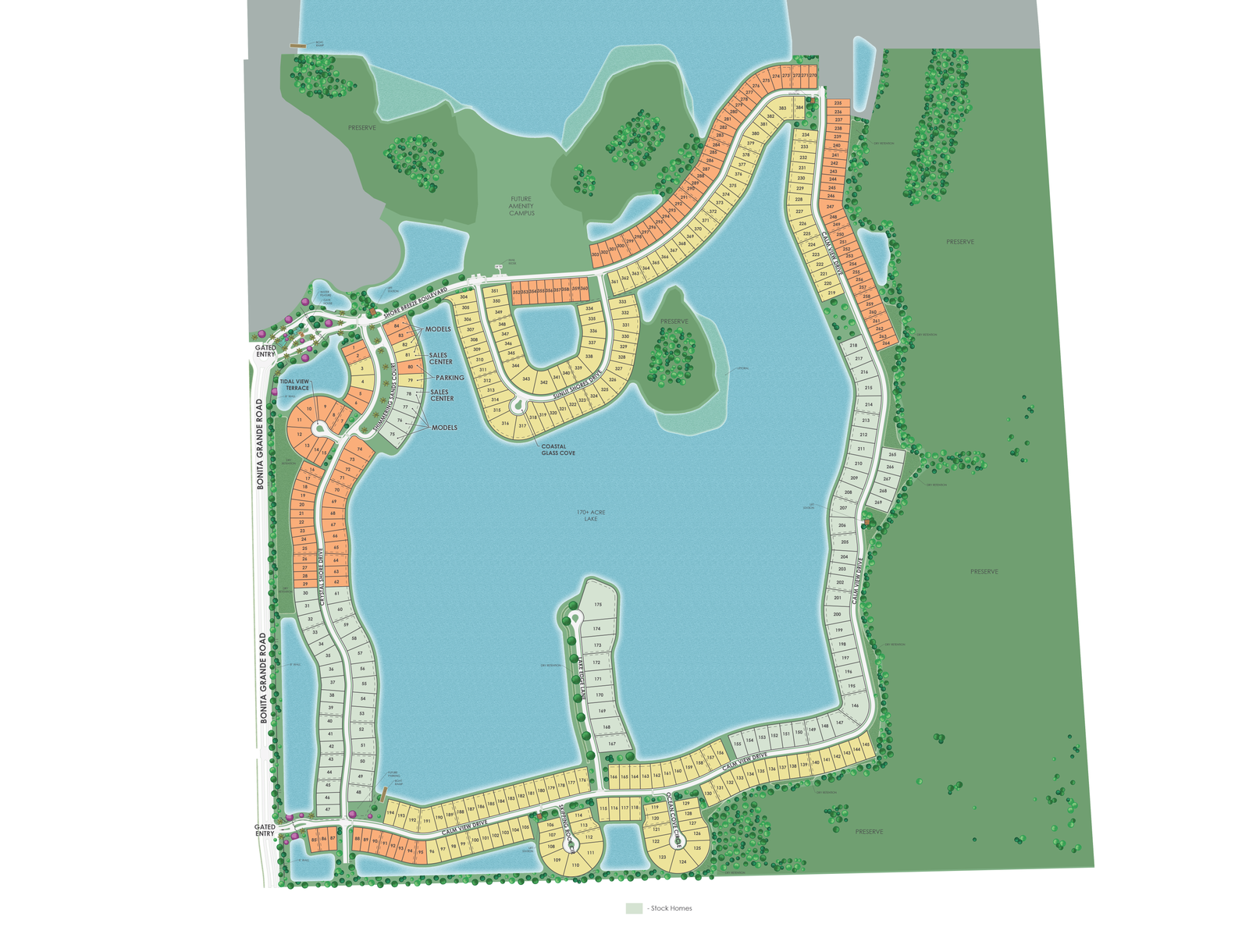 Vivid Shores community site map