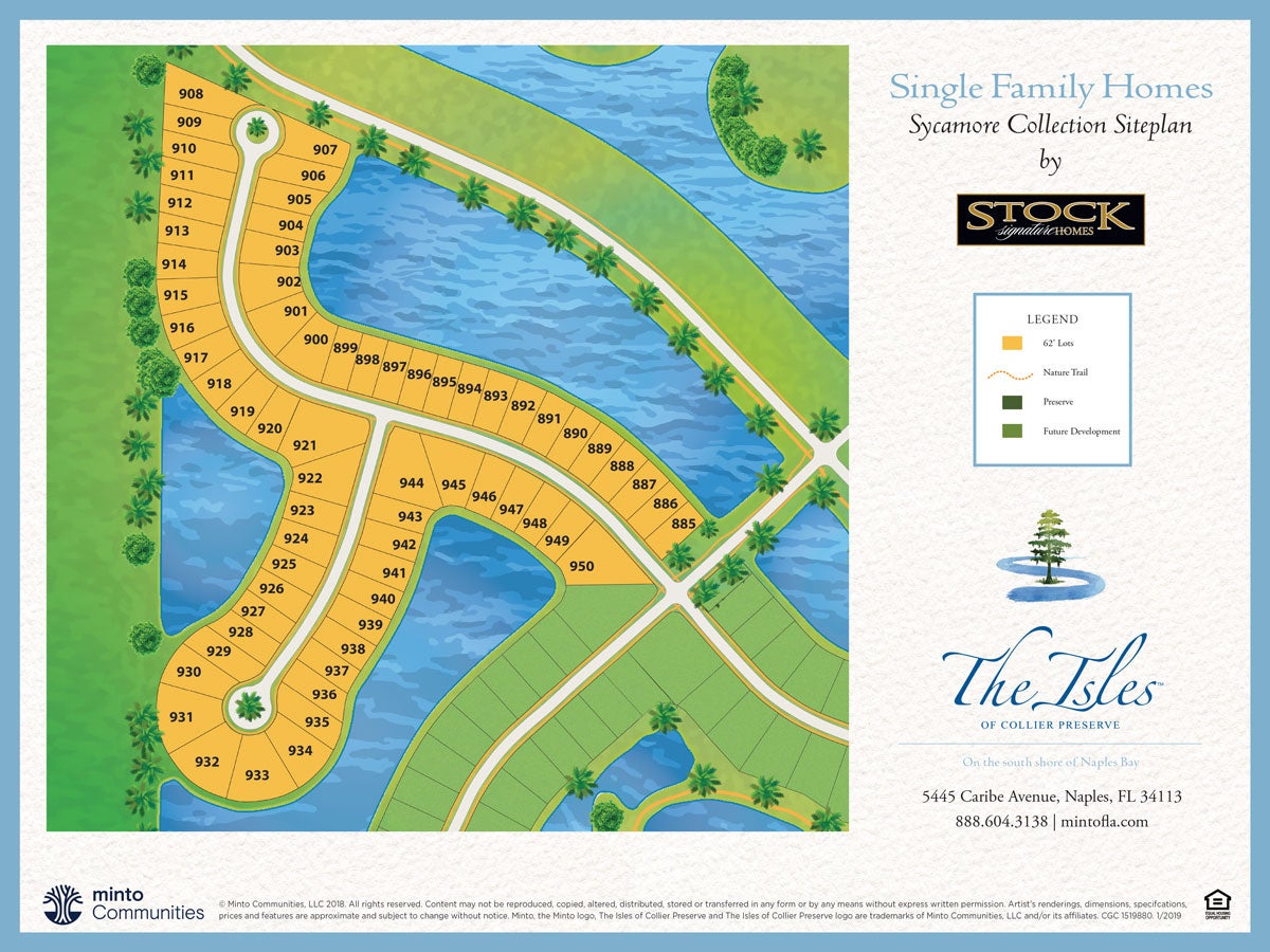 Site plans / The Isles of Collier Preserve / STOCK Family of Companies