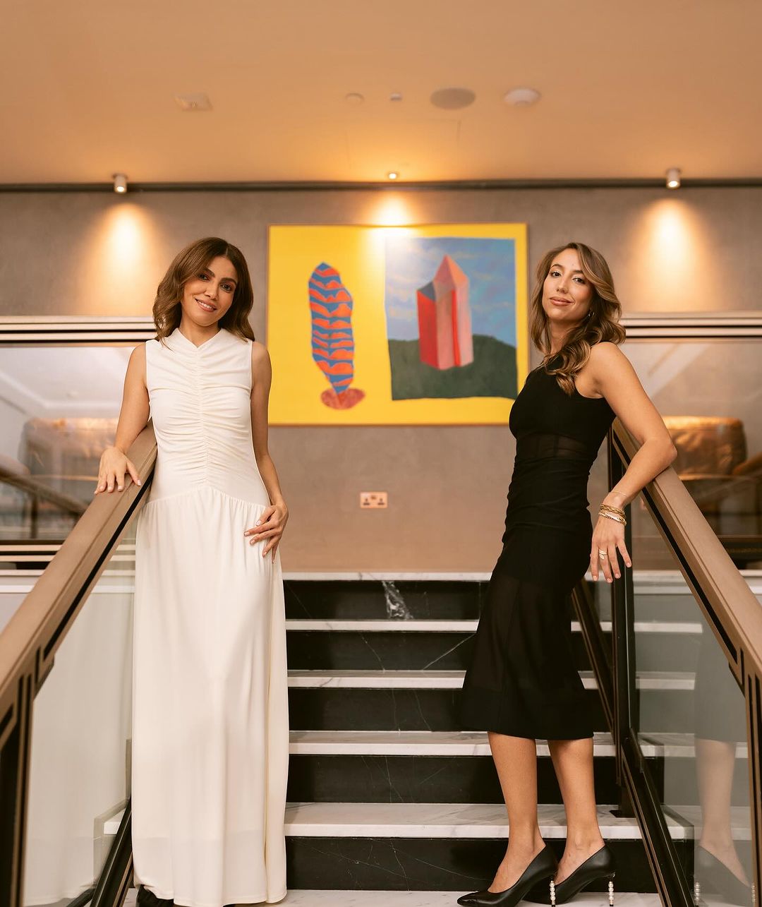 WAFAA ISSA (L) AND VANESSA FUCHS (R) | @WAFAAISSA__