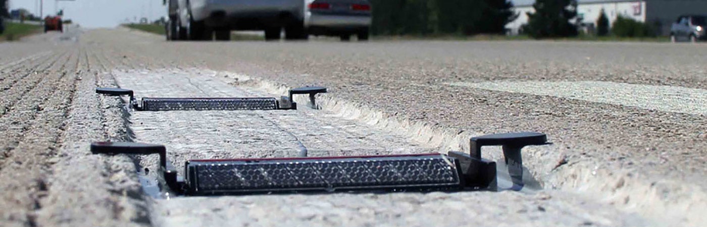 Raised pavement markers | PPG's Traffic Solutions Business