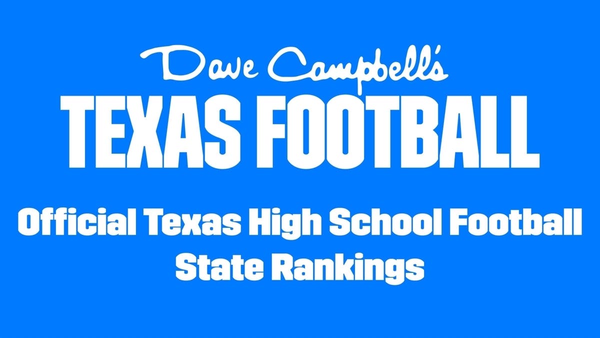 OFFICIAL TXHSFB AP Week 1 Rankings Powered by DCTX