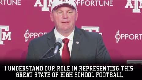Mike Elko to Prioritize TXHSFB and THSCA Relationships at Texas A&M