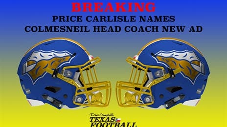 Price Carlisle names Colmesneil head coach new AD/HFC