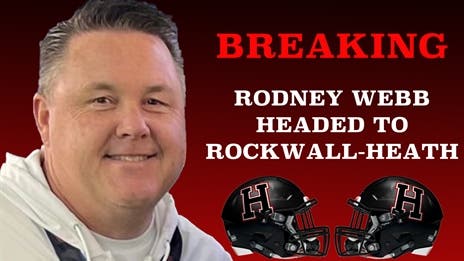 Rockwall-Heath Names Rodney Webb Head Football Coach
