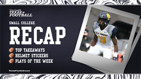 Small College Review: Top takeaways, Helmet Stickers and Plays of the Week
