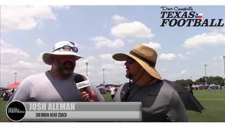 State 7-on-7 Interview: Sherman head coach Josh Aleman