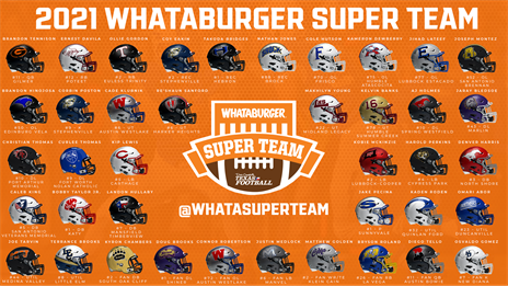 Dave Campbell's Texas Football and Whataburger team up to unveil the 2021 Whataburger Super Team!