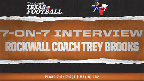 7-on-7 Interview: Rockwall head coach Trey Brooks