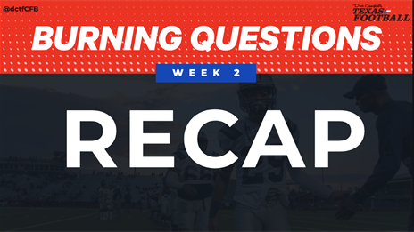 Greg Tepper and Ashley Pickle revisit the Week Two College Football Burning Questions to recap the weekend.