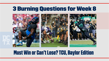 Does TCU or Baylor need a win more? Is SMU an ACC contender?