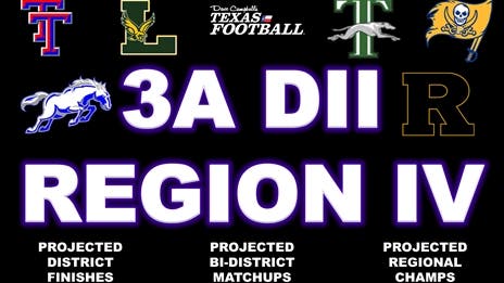 Stepp's 2023 Class 3A Division II Region IV Outlook: Projecting district finishes, bi-district matchups and regional champs!