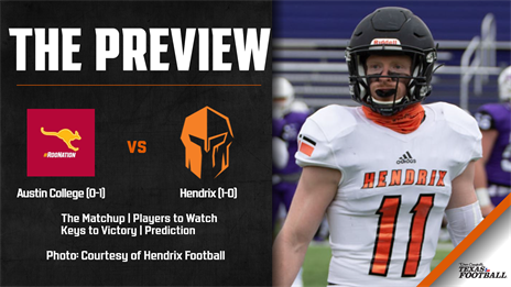 Austin College (0-1) at Hendrix (1-0): The Matchup, Players to Watch, Keys to Victory, Prediction
