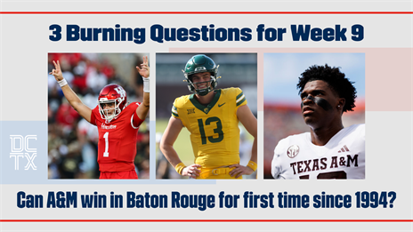 A&M's Baton Rouge Curse, Houston's Big Test, and Baylor's Season on the Brink