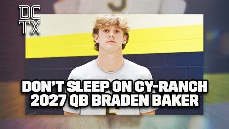 Cypress Ranch QB Braden Baker is a Rising 2027 DCTX Three-Star