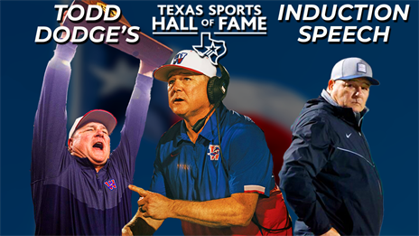WATCH: Todd Dodge's 2025 Texas Sports Hall of Fame Induction