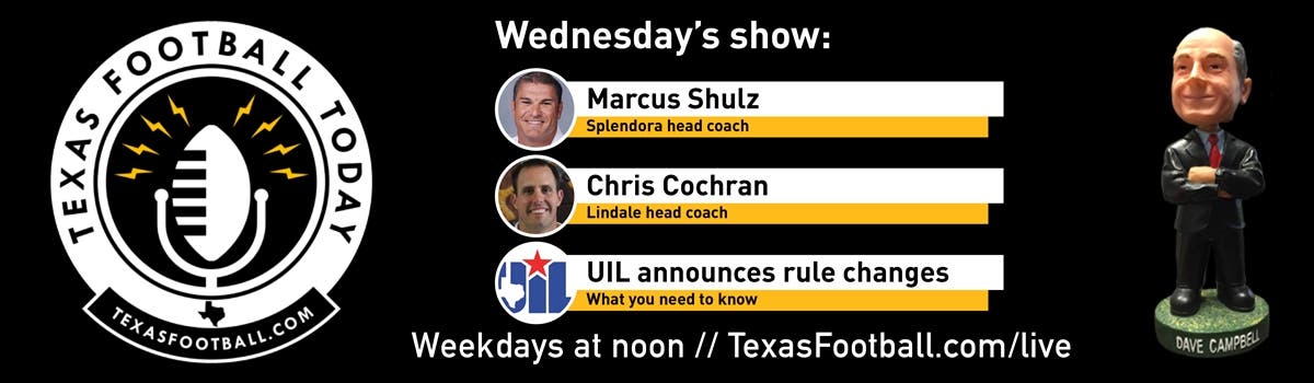 Texas Football Today (June 13th): Splendora's Marcus Schulz, Lindale's Chris Cochran & UIL rule changes