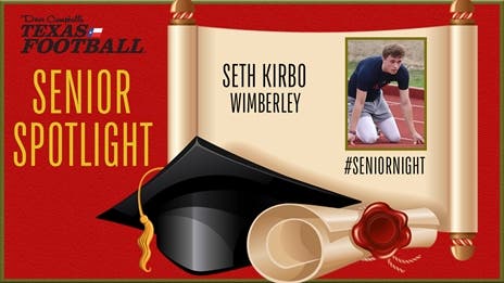 Senior Night: Wimberley track star Seth Kirbo!