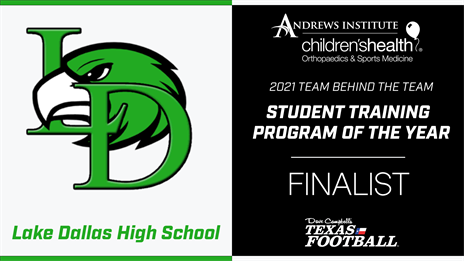 Children's Health Andrews Institute Team Behind the Team: Lake Dallas High School