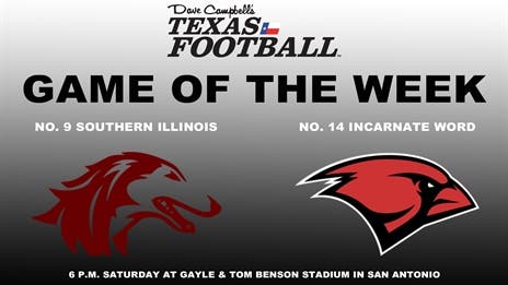 Game of the Week: No. 9 Southern Illinois at No. 14 UIW